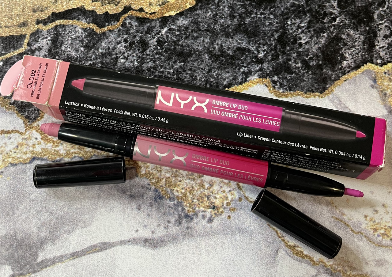 Мегакрута NYX Ombre lip duo Pink Bubbles&Caviar