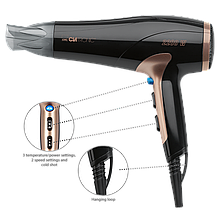 Професійний фен для волосся Clatronic HT 3661 Black (2200Вт, іонізація, Німеччина)