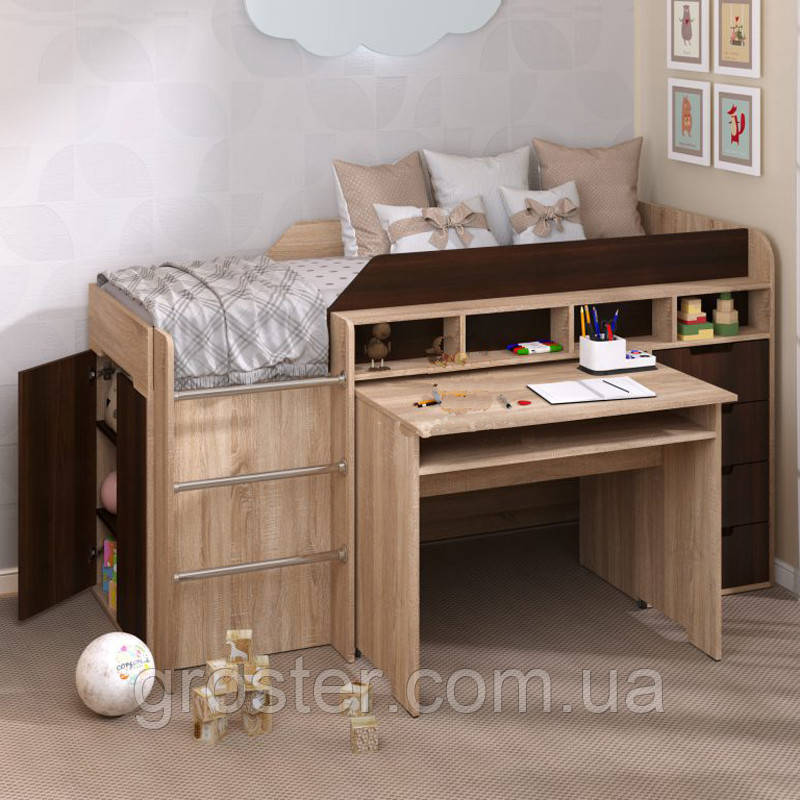 Дитяче та підліткове ліжко-чердак Легенда, фото 1