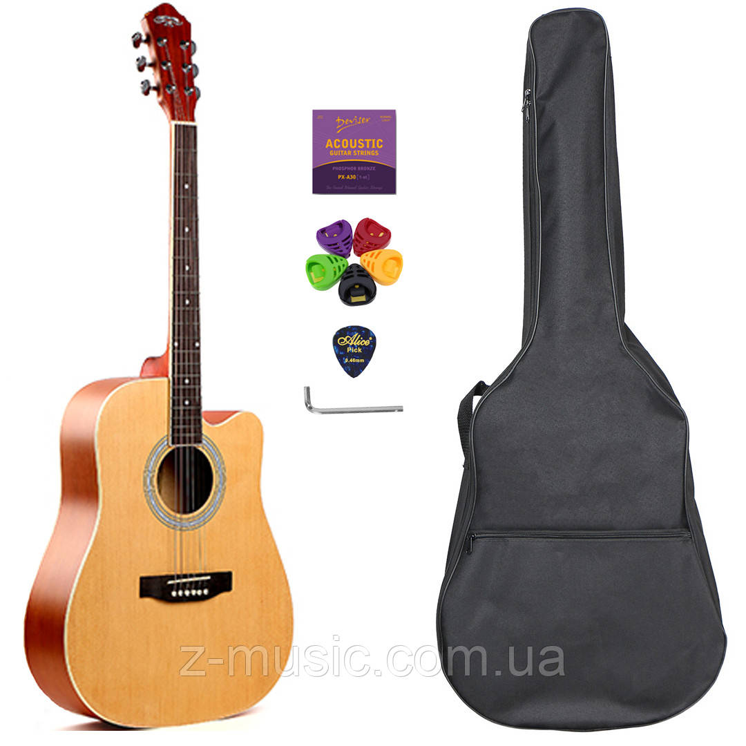 Гітара акустична Caravan Music HS-4140 NT (комплект), матова обробка