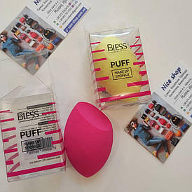 Спонж яйце для нанесення макіяжу Bless Beauty Б'юті блендер (крапля)