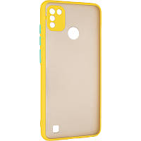 Чохол Fiji Matt для Tecno POP 4 Pro (BC3) бампер матовий Yellow