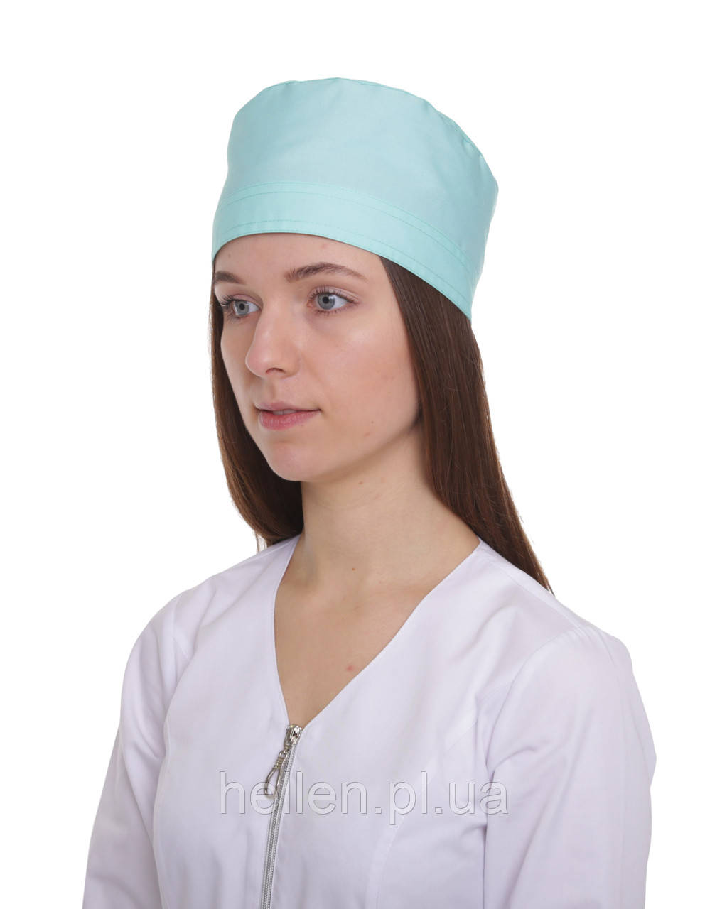 Медична шапочка однотонна м'ята