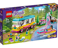 Lego Friends Лесной дом на колесах и парусная лодка 41681