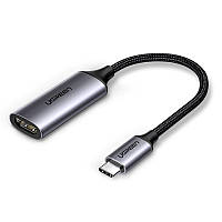 Адаптер Type-C на HDMI 4K UHD 60Hz UGREEN 10см (серый) CM297