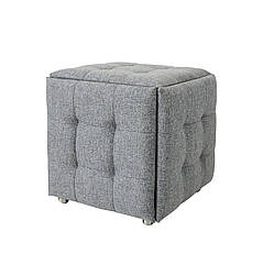 Пуф "Куб" 5 в1 (сірий) ()