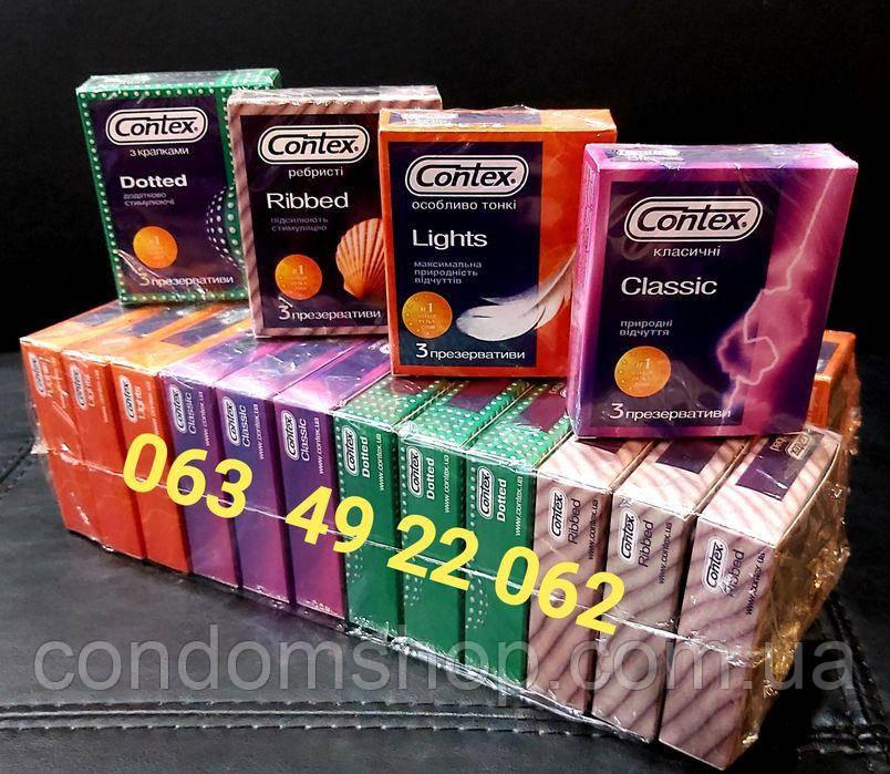 Презервативи Contex Контекс  блок 36 шт 12 упаковок терміни  до 2027 року. Гурт і роздріб!Знижки!