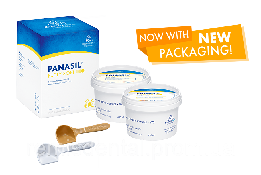 Panasil putty Soft (База м'яка) відбитковий матеріал 900ml