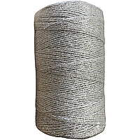 Нитка вощена срібло 1мм 500м - для ременів і шкіряних виробів, меблів, одягу, автомобілів.