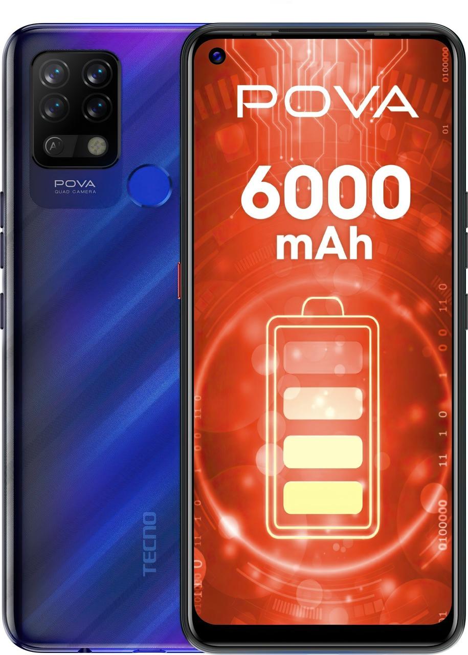 Смартфон Tecno Pova (LD7) 6/128Gb Magic Blue