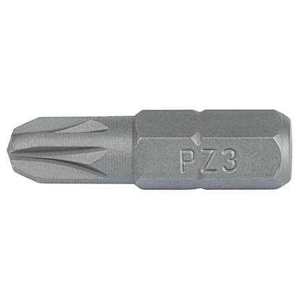 Набір біт PZ3×25мм 1/4" 25шт S2 (пласт кейс) ULTRA (4010602), фото 2