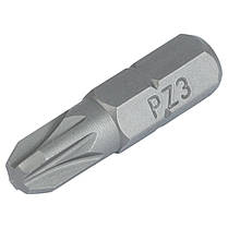 Набір біт PZ3×25мм 1/4" 25шт S2 (пласт кейс) ULTRA (4010602), фото 2