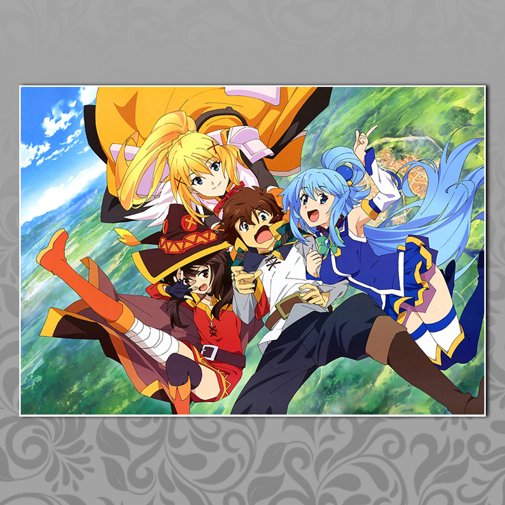 Плакат А3 Аніме KonoSuba 010