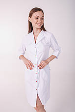 Жіночий медичний халат "Арізона" з червоним, фото 5