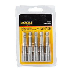 Насадка торцева магнітна 8×65мм 5шт (блістер) SIGMA (4012861)