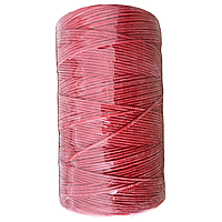 Нитка вощена червона 500м - для ременів і шкіряних виробів, меблів, одягу, автомобілів.