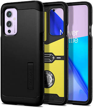 Чехол Spigen для OnePlus 9 - Tough Armor, Black (ACS02686)