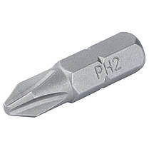 Набір біт РН2×25мм 1/4" 25шт S2 (пласт кейс) ULTRA (4010202), фото 3