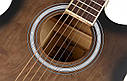 Гітара акустична Caravan Music HS-4040 TBS (комплект), матова обробка, фото 5