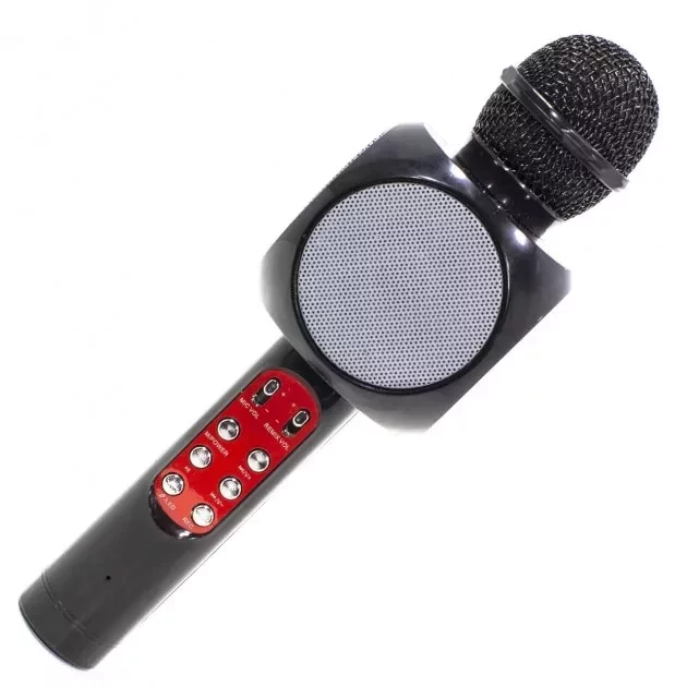 Караоке мікрофон зі світлодіодним підсвічуванням WS-1816 бездротовий