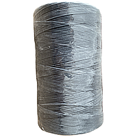 Нитка вощена сіра 500м - для ременів і шкіряних виробів, меблів, одягу, автомобілів.