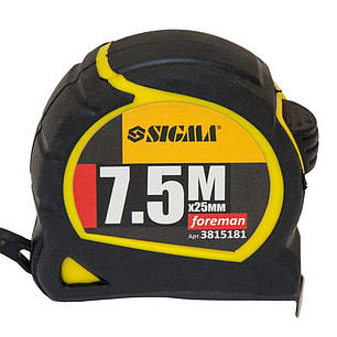 Рулетка Foreman 7.5 м×25мм SIGMA (3815181), фото 3