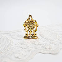 1:12 Мініатюра Годинник 3.8 см ЗОЛОТО