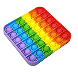Дитяча сенсорна іграшка антистрес Pop it Поп Іт Квадрат, фото 2