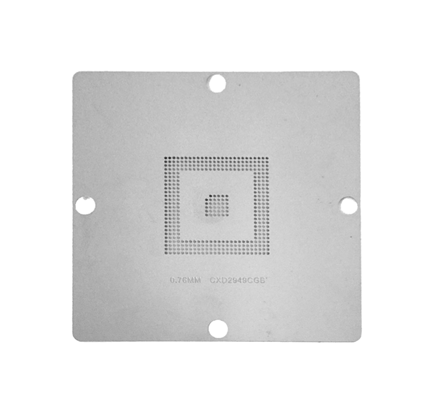 Трафарет BGA прямого нагріву CXD2949CGB (0.76mm) 90 x 90 mm