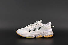 Чоловічі кросівки Adidas Ozweego. Рефлектив. Beige бежевий.. ТОП Репліка ААА класу., фото 3