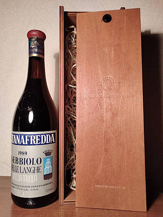 Вино 1989 року Nebbiolo Fontanafredda Італія, фото 2