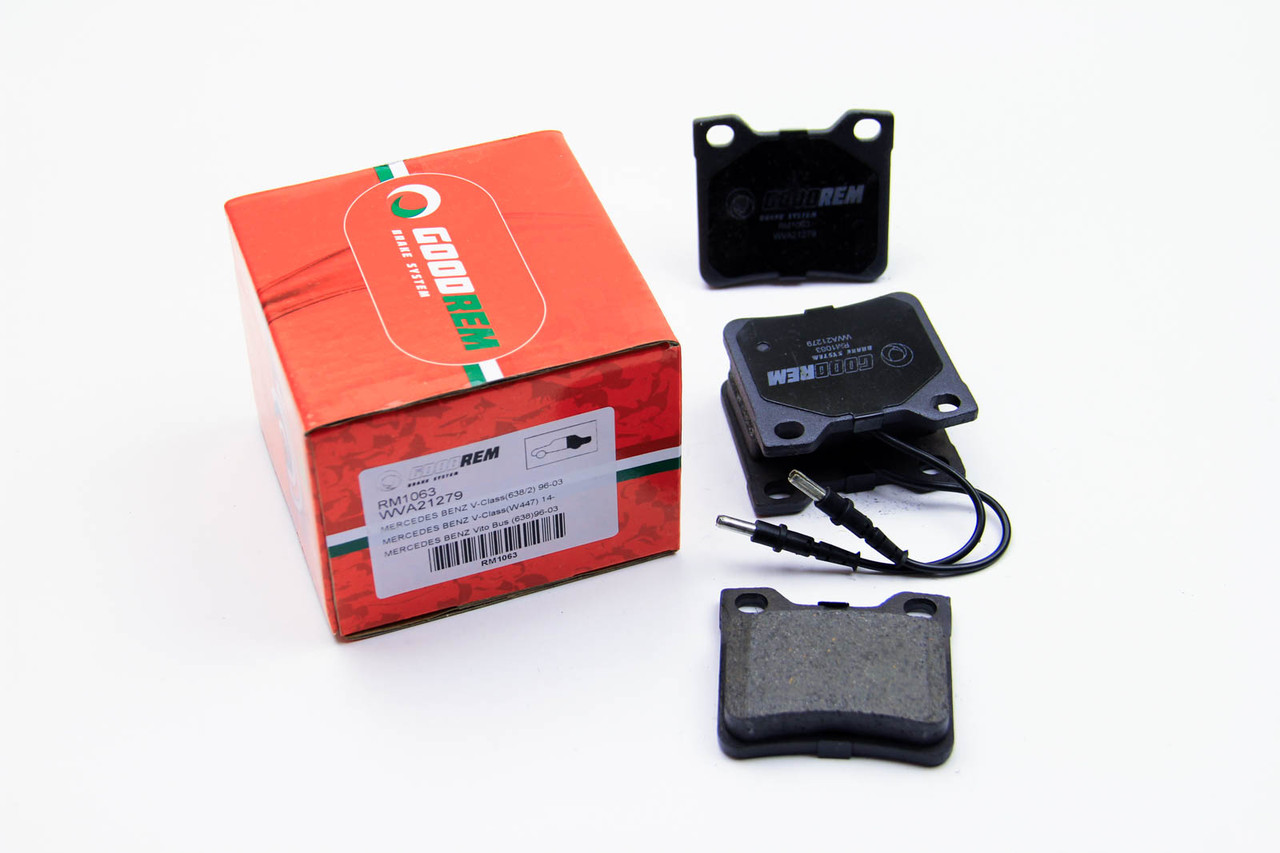 Колодки гальмівні задні "GOODREM" Mercedes Vito 638, Мерседес Віто 638 #RM1063, фото 1