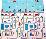 Дитячий розвивальний килимок ігровий складаний термокилимок двосторонній 2*1,8 м, фото 4