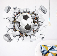 Виниловая наклейка на стену Футбольный мяч (лист 40 х 50 см) Б452-1