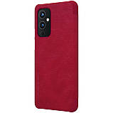 Захисний чохол-книжка Nillkin для OnePlus 9 (IN/CN) Qin leather case Red Червоний, фото 3