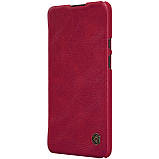Захисний чохол-книжка Nillkin для OnePlus 9 (IN/CN) Qin leather case Red Червоний, фото 4