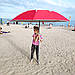 Пляжний зонт 2,0 м з повітряним клапаном, чохол, щільна тканина + БУР у подарунок!, фото 5