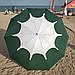 Пляжна парасолька 2,0 м із повітряним клапаном, чохол, щільна тканина + БУР у подарунок! Зелений, фото 6
