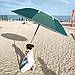 Пляжна парасолька 2,0 м із повітряним клапаном, чохол, щільна тканина + БУР у подарунок! Зелений, фото 7
