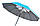 Пляжна парасолька 2,0 м із повітряним клапаном, чохол, щільна тканина + БУР у подарунок! Синій, фото 6