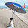 Пляжна парасолька 2,0 м із повітряним клапаном, чохол, щільна тканина + БУР у подарунок! Синій, фото 8
