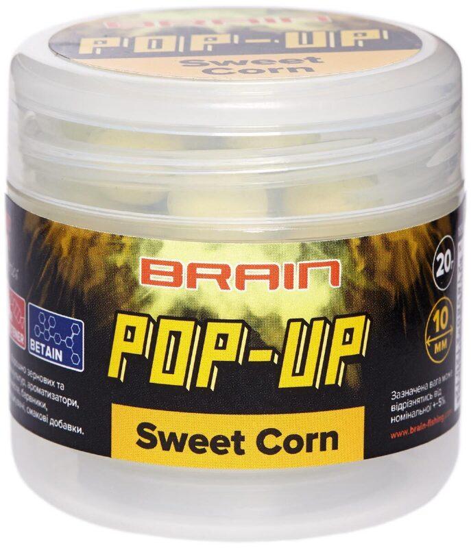 Бойли Brain Pop-Up F1 12mm 15g Sweet Corn (кукурудза)