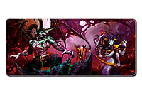 Геймерский коврик, игровая поверхность Primo Warcraft 40х90см