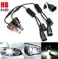 Led Marker для BMW 40 Вт. H8 лед маркер бмв X5 E70 X6 E71 E90 E91 E92 E60 E87 X1 E87 E81 F01 белые лампочки