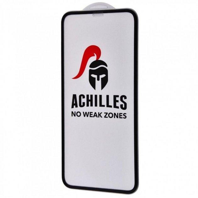 Захисне скло для iPhone XR/11 протиударне скло на Айфон ХР/11 Achilles (чорне)
