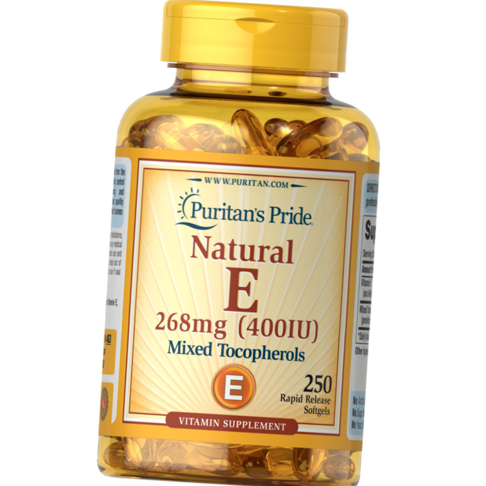 Вітамін Е Puritan's Pride Vitamin E 400 250 IU гел капс