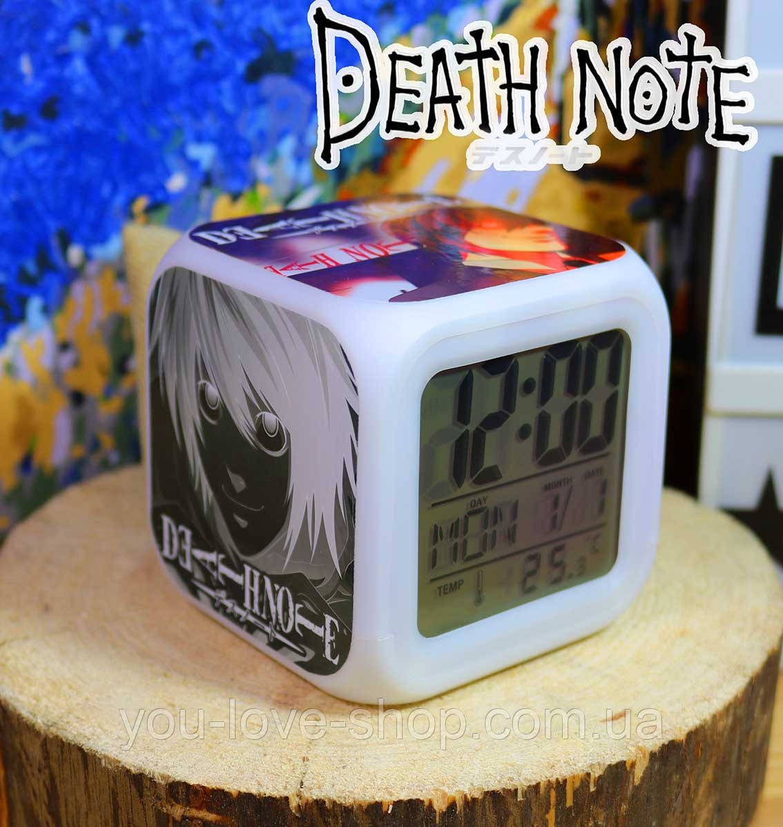 Настільний годинник Зошит Смерті "Brave" / Death Note