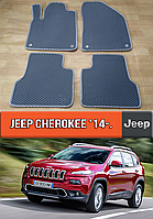 ЄВА килимки Джип Черокі 2014-н. ст. Килими EVA на Jeep Cherokee