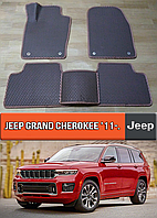 ЕВА коврики Джип Гранд Чероки 2011-2021. Ковры EVA на Jeep Grand Cherokee