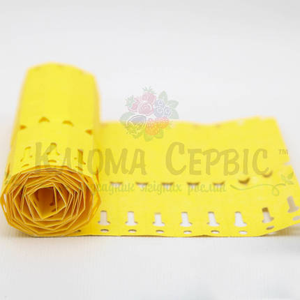 Бірка для рослин Петелька Tyvek 12.7x160 мм, жовта, фото 1